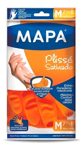 Guantes Plisse - Talle XL